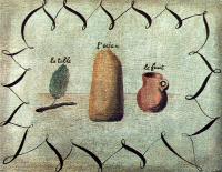 Magritte, Rene - table, ocean and fruit
